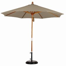  Fretwell 9' Wood Market Umbrella  Darby Home Co® 
