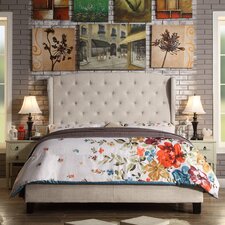  Nielsen Queen Upholstered Panel Bed  Darby Home Co® 