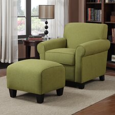  Oldbury Arm Chair and Ottoman  Alcott Hill® 