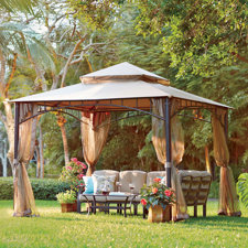  Davidsville 10 Ft. W x 10 Ft. D Metal Portable Gazebo  Alcott Hill® 