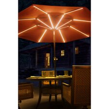  9' Llanes Illuminated Umbrella  Brayden Studio® 