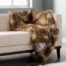  Higgin Faux Fur Lounge Throw  Brayden Studio® 