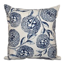  Swan Valley Antique Flowers Floral Outdoor Throw Pillow  August Grove® 