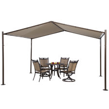  13 Ft. W x 11.5 Ft. D Metal Portable Gazebo  Abba Patio 