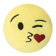  Emojee Heart Eyes Throw Pillow  Innova Imports 