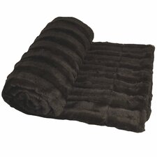  Derby Double Sided Faux Fur Throw Blanket  BOON Throw & Blanket 