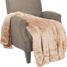 Oversized Double Sided Faux Fur Throw Blanket  BOON Throw & Blanket 
