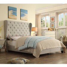  Ophelia Upholstered Panel Bed  iNSTANT HOME 