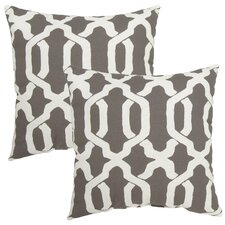  Ogee Outdoor Throw Pillow (Set of 2)  Plantation Patterns 
