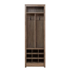  Camila Space-Saving Entryway Organizer with Shoe Storage in Drifted Gray  Laurel Foundry Modern Farmhouse 