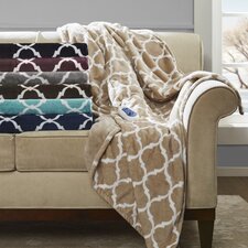  Heated Ogee Oversized Throw Blanket  Beautyrest 