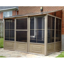  Four Season Add-A-Room 16 Ft. W x 10 Ft. D Metal Patio Gazebo  Gazebo Penguin 