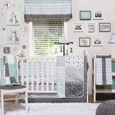  Uptown Giraffe 4 Piece Crib Bedding Set  The Peanut Shell 