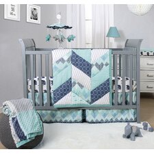  Mosaic 3 Piece Crib Bedding Set  The Peanut Shell 