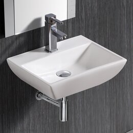 Bathroom Sinks You'll Love | Wayfair  Wall Mounted Sinks