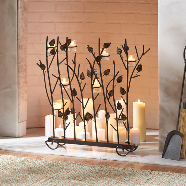 Birch Lane Votive Candle Fireplace Screen & Reviews Birch Lane