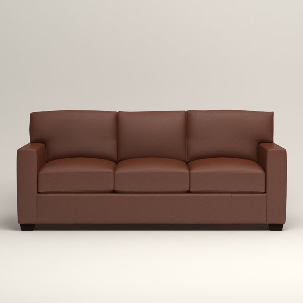 Peterson Leather Sofa & Reviews Joss & Main