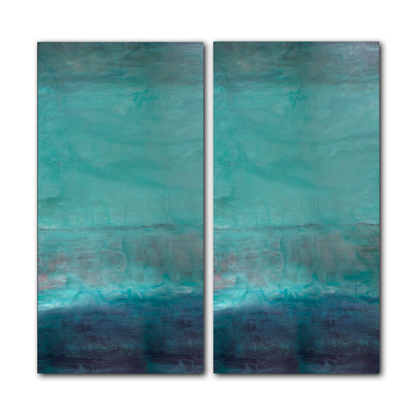 2Piece Abstract Canvas Art Print Set & Reviews Joss & Main
