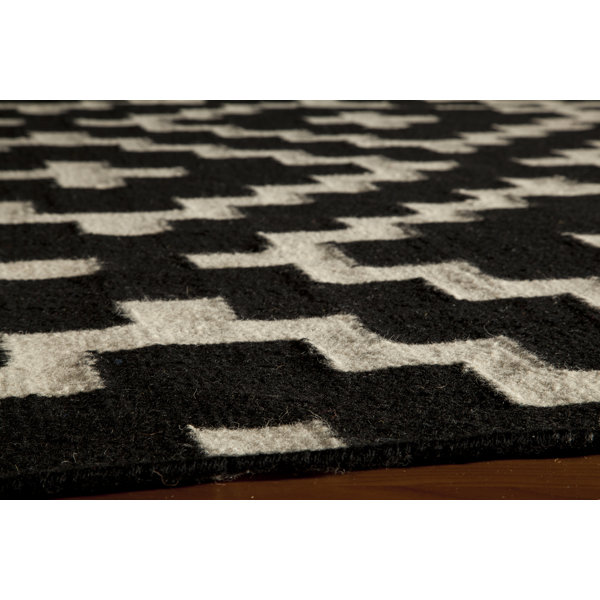 Iona HandWoven Black Area Rug & Reviews Joss & Main