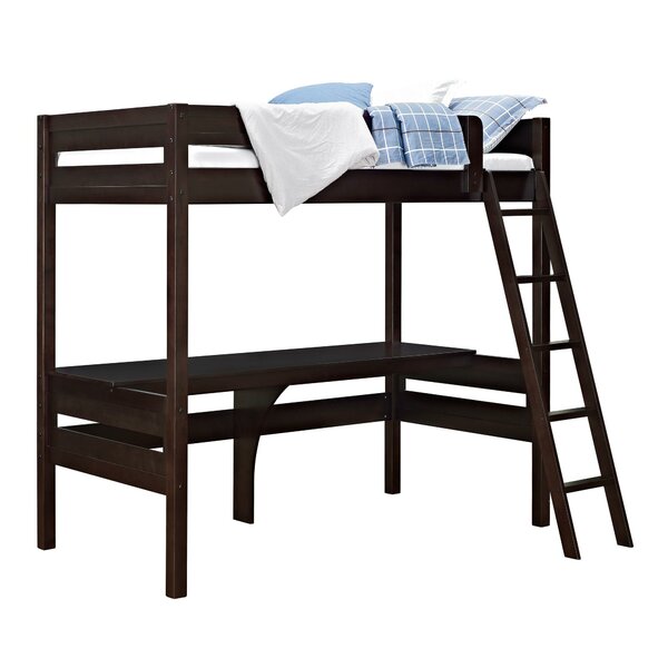 Alfred Twin Loft Bed with Desk & Reviews Joss & Main