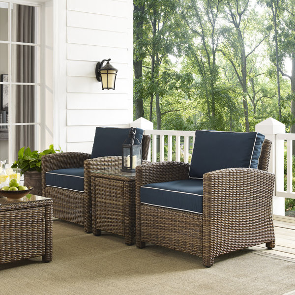 3Piece Zara Patio Seating Group & Reviews Joss & Main