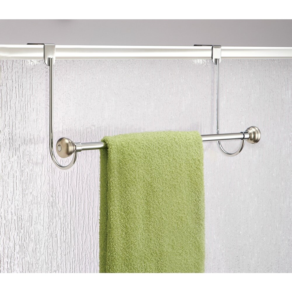 InterDesign York 18" Over the Shower Door Towel Bar & Reviews Wayfair