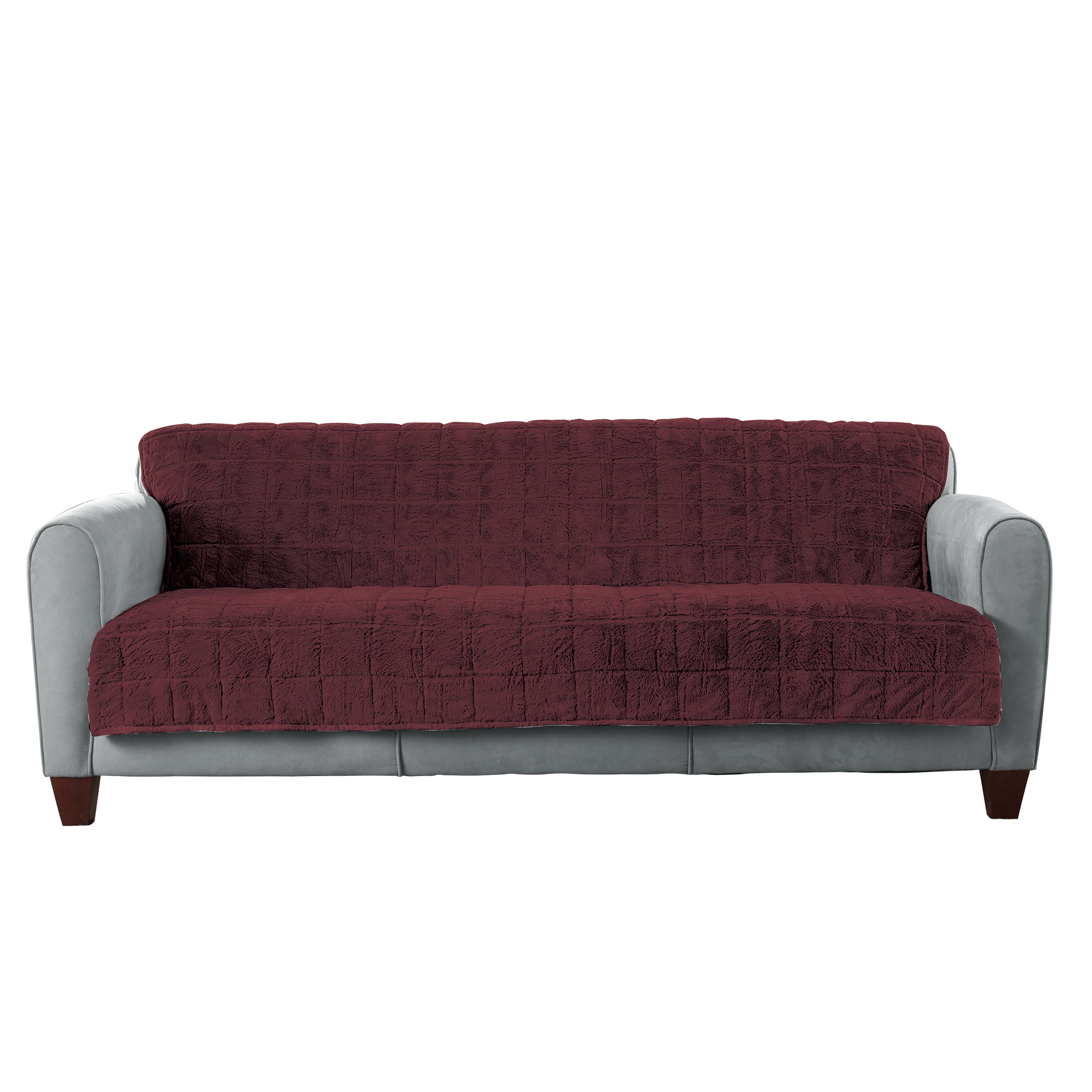 Sure Fit Faux Fur Quilted Sofa Slipcover Wayfair.ca