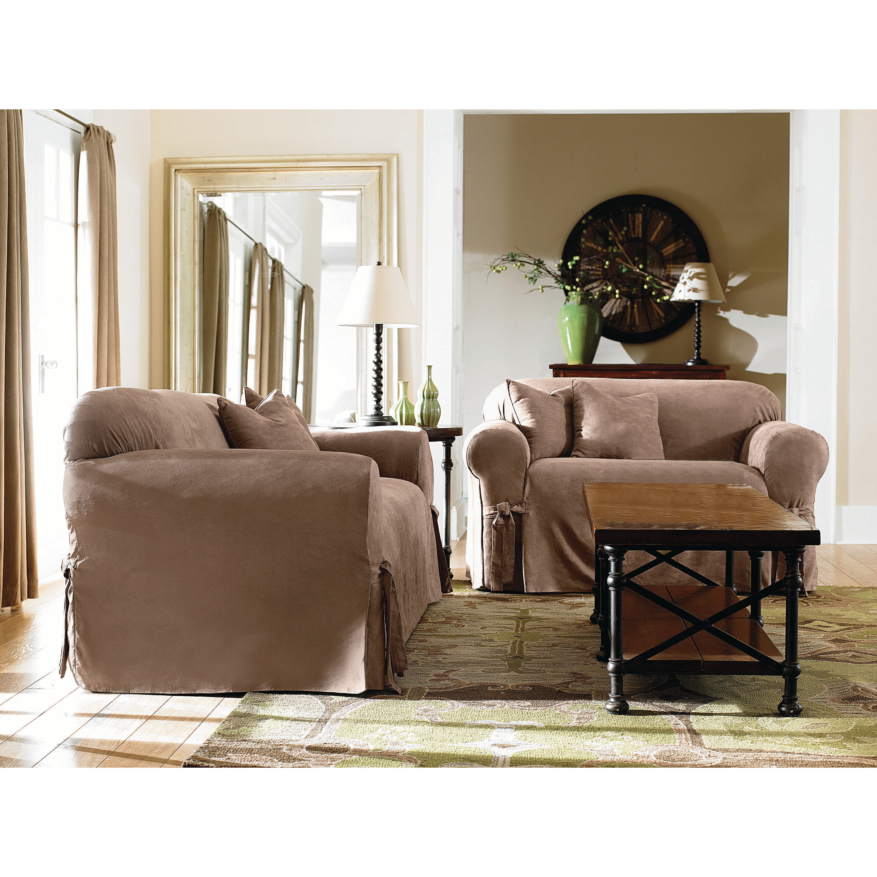 Sure Fit Sofa Box Cushion Slipcover & Reviews Wayfair