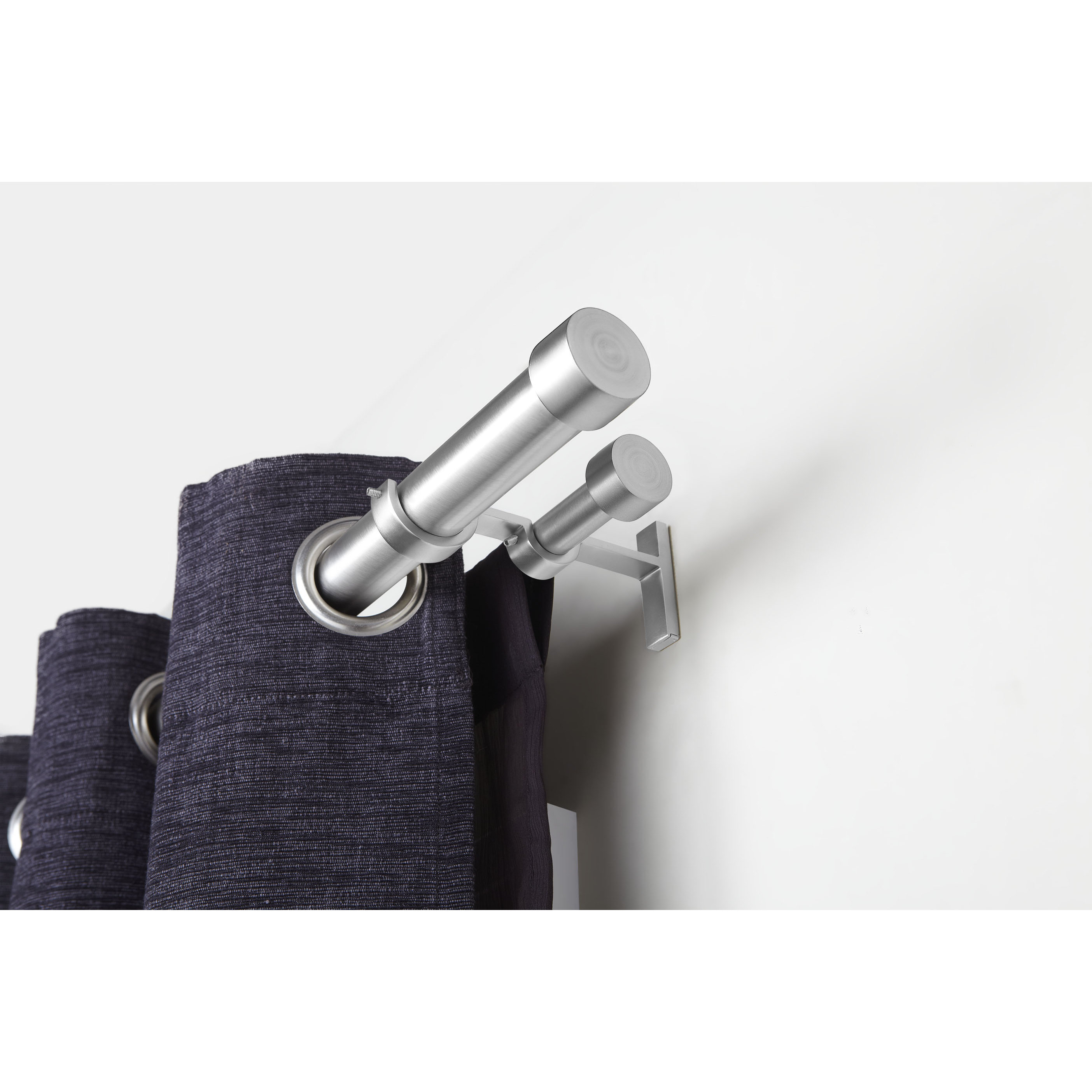 Umbra Cappa Solutions Double Curtain Rod and Hardware Set ... - Umbra Cappa Solutions Double Curtain Rod and Hardware Set