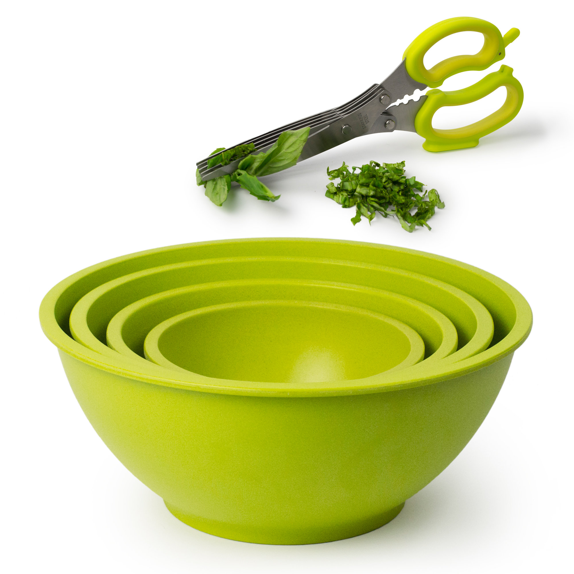 Architec Homegrown Gourmet 5 Piece Bamboo Fiber Bowl Set Wayfair