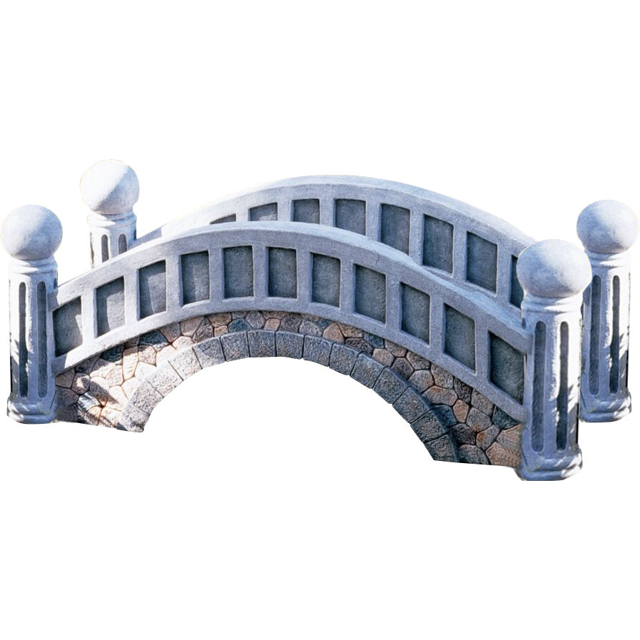 Design Toscano The Halfpence Cobble Stone Bridge Statue & Reviews Wayfair