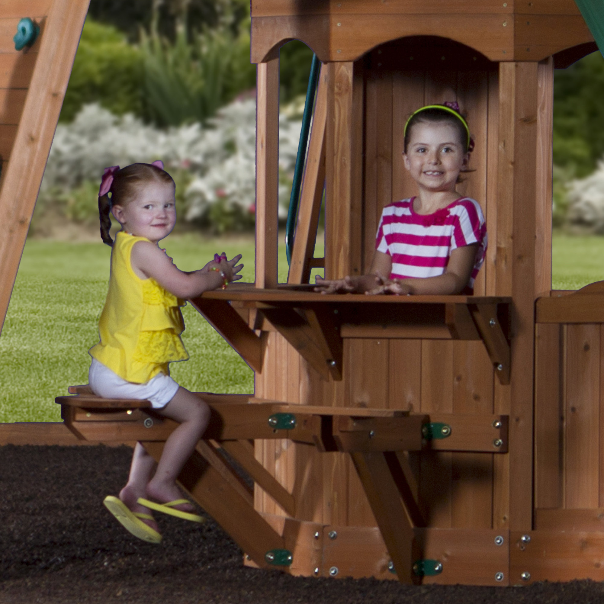 Backyard Discovery Woodland All Cedar Swing Set & Reviews Wayfair