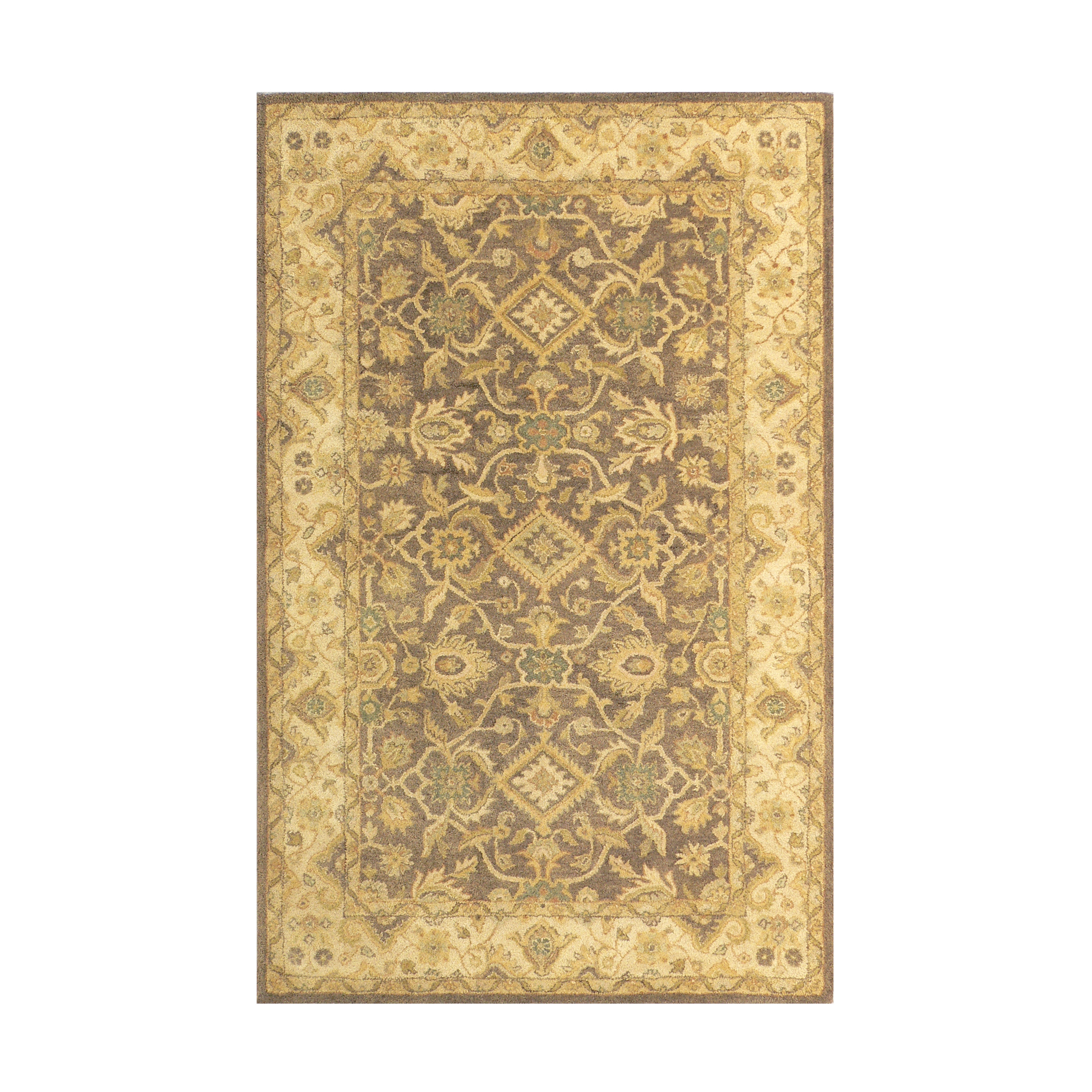 Meva Rugs Windsor Brown/Sand Area Rug & Reviews Wayfair