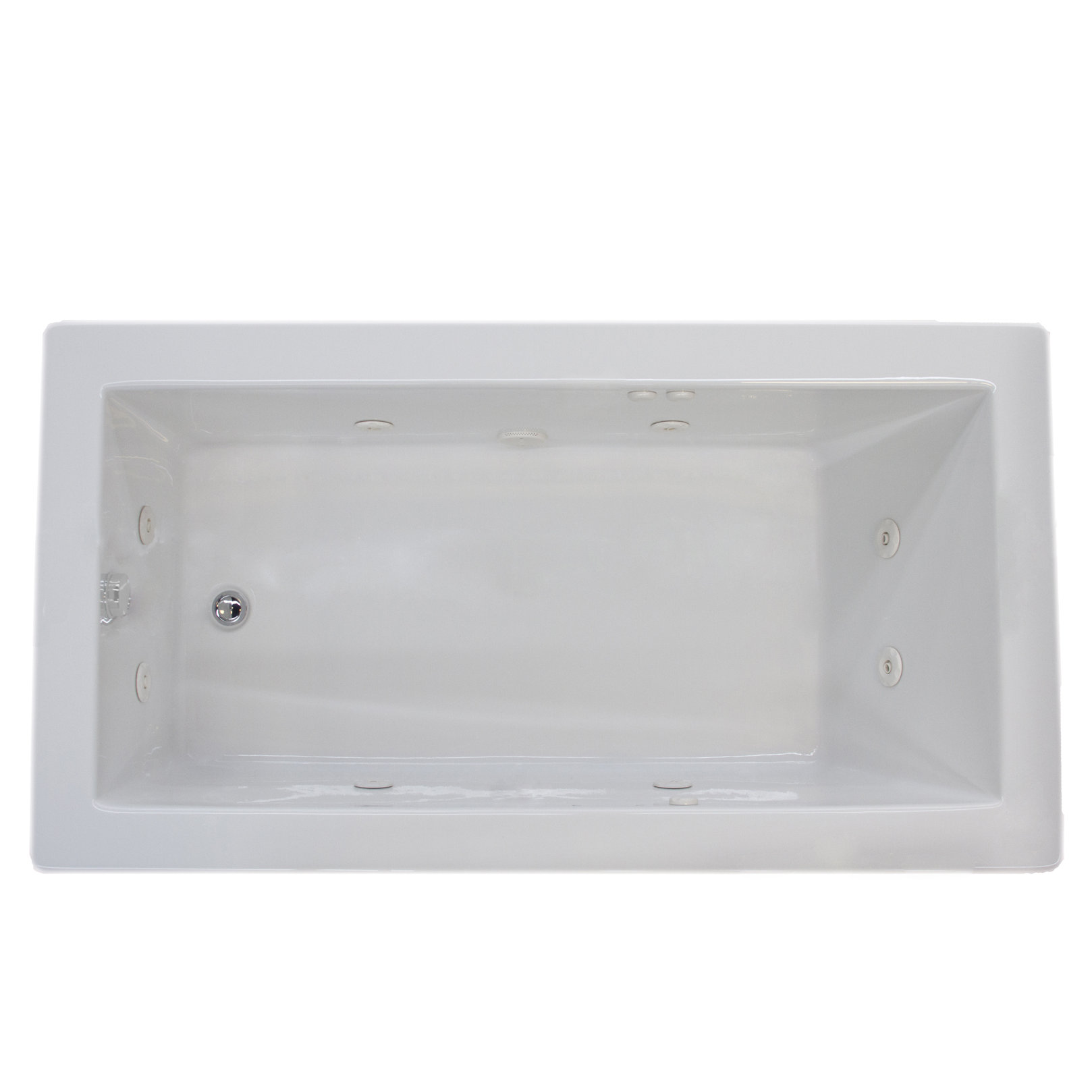 Spa Escapes Guadalupe 66 X 32 Rectangular Whirlpool Jetted Spa Escapes Guadalupe 66 Quot X 32 Rectangular Whirlpool Jetted Bathtub