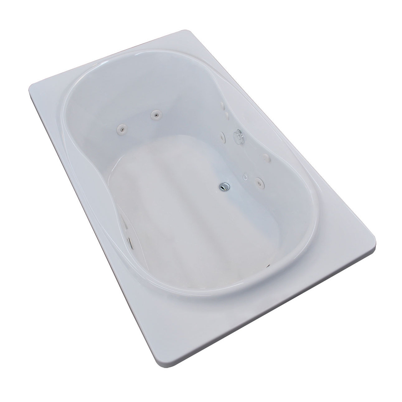 Spa Escapes Cayman 71 38 X 41 5 Rectangular Whirlpool Jetted Spa Escapes Cayman 71 38 Quot X 41 5 Rectangular Whirlpool Jetted Bathtub