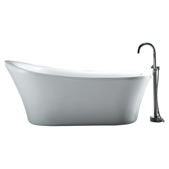 Ove Decors Rachel 70 X 34 Freestanding Acrylic Slipper Bathtub Ove Decors Rachel 70 Quot X 34 Freestanding Acrylic Slipper Bathtub