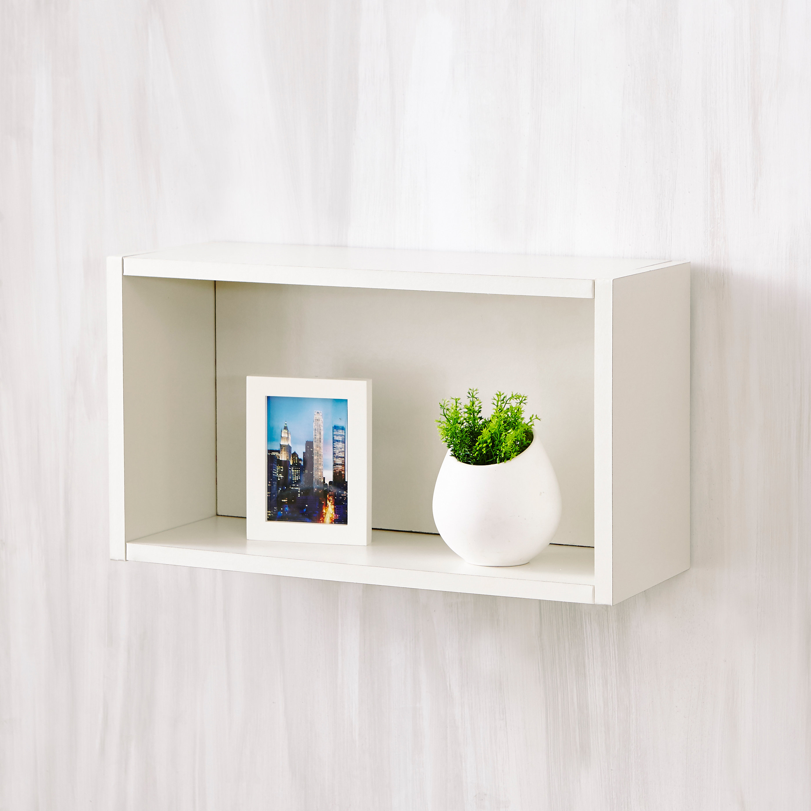 Way Basics Wall Rectangle 9.6" Eco Decorative Wall Shelf & Reviews