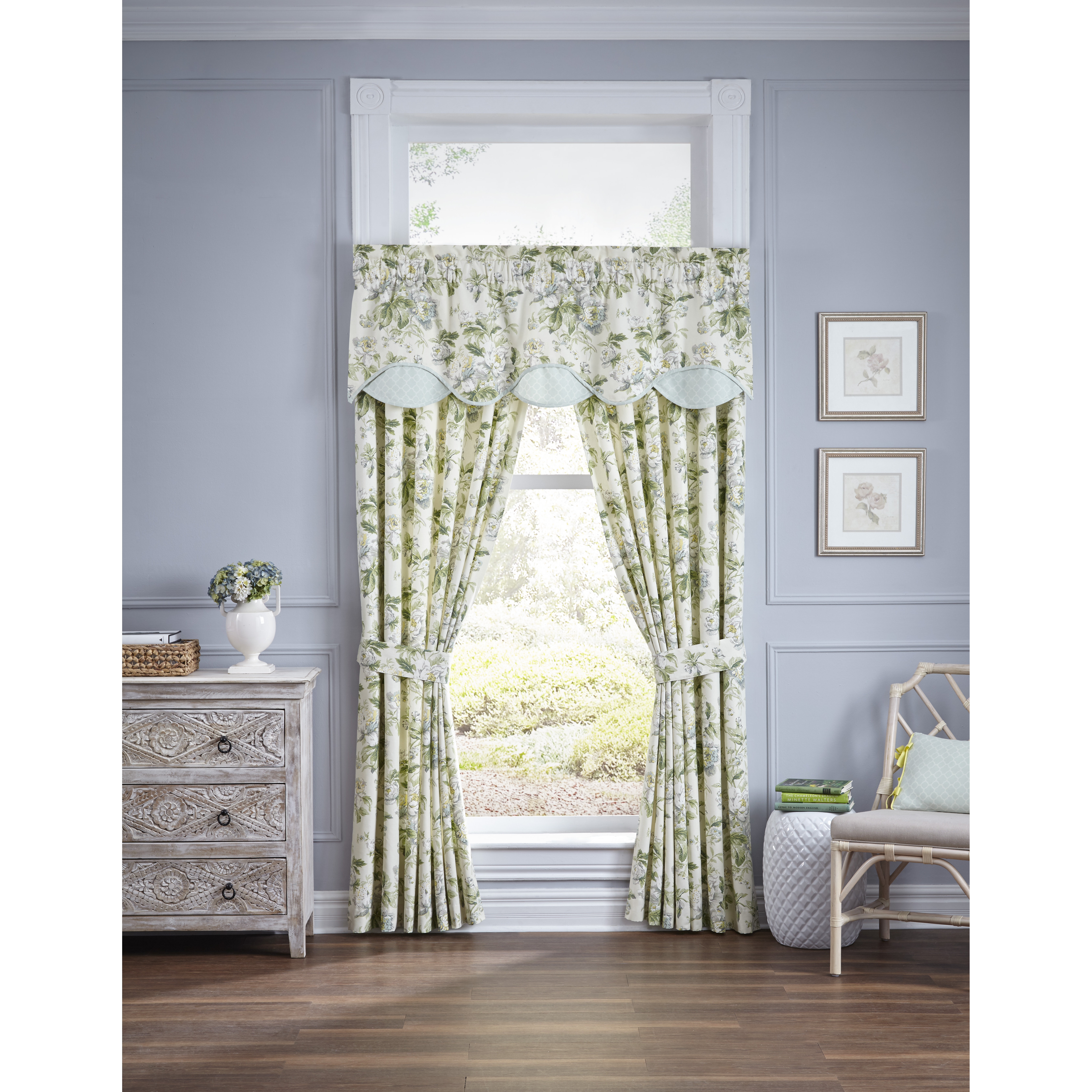 Waverly Fleuretta 18" Curtain Valance & Reviews Wayfair