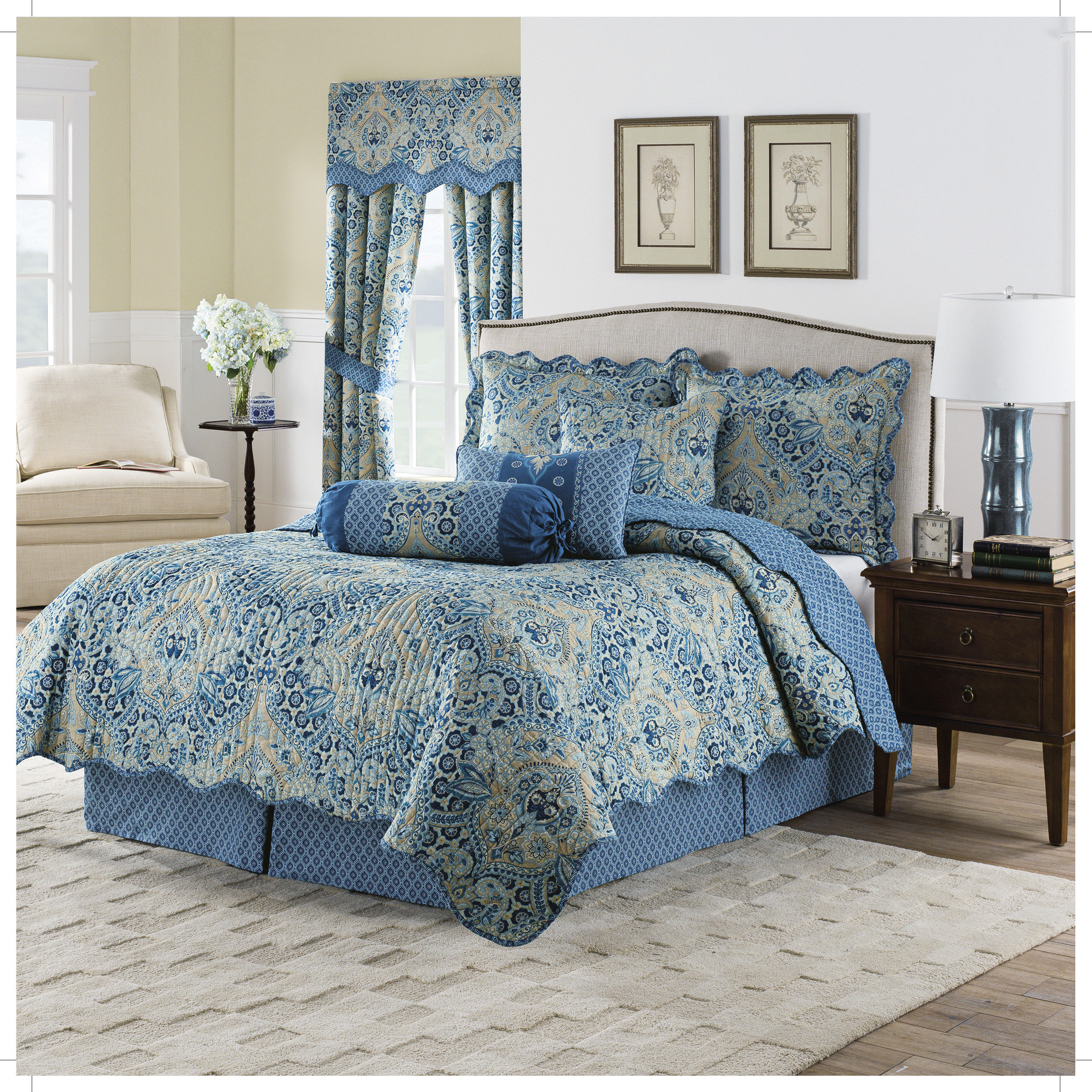 Waverly Moonlit Shadows Quilt Set & Reviews Wayfair
