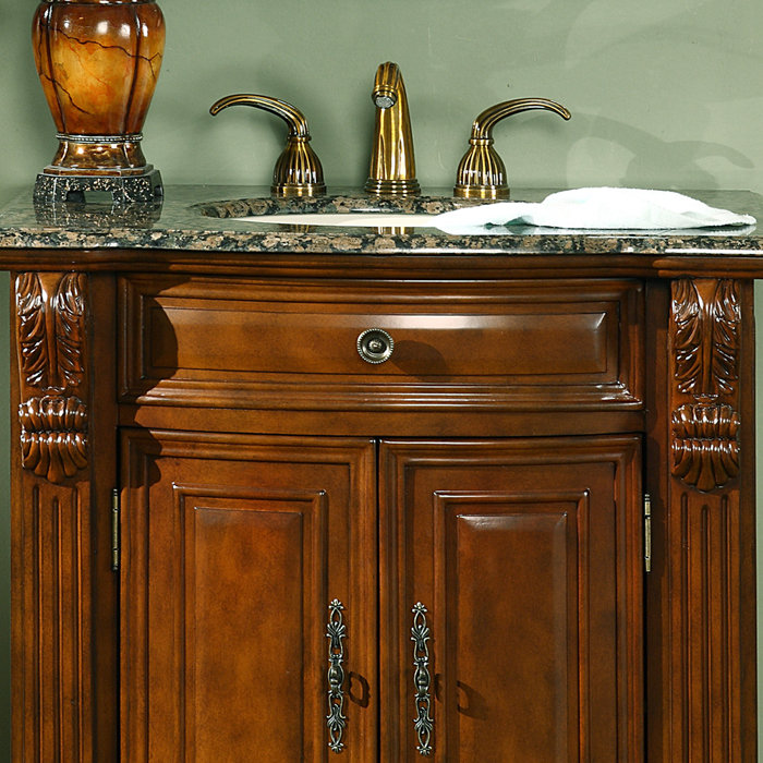 Silkroad Exclusive Charlotte 33" Single Bathroom Vanity Set & Reviews