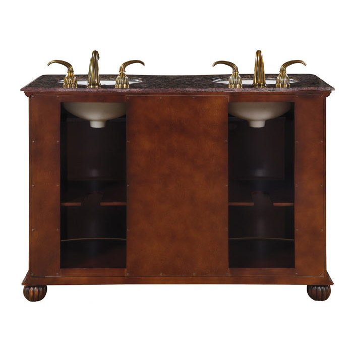 Silkroad Exclusive Adela 52 Double Bathroom Vanity Set Reviews Silkroad Exclusive Adela 52 Quot Double Bathroom Vanity Set