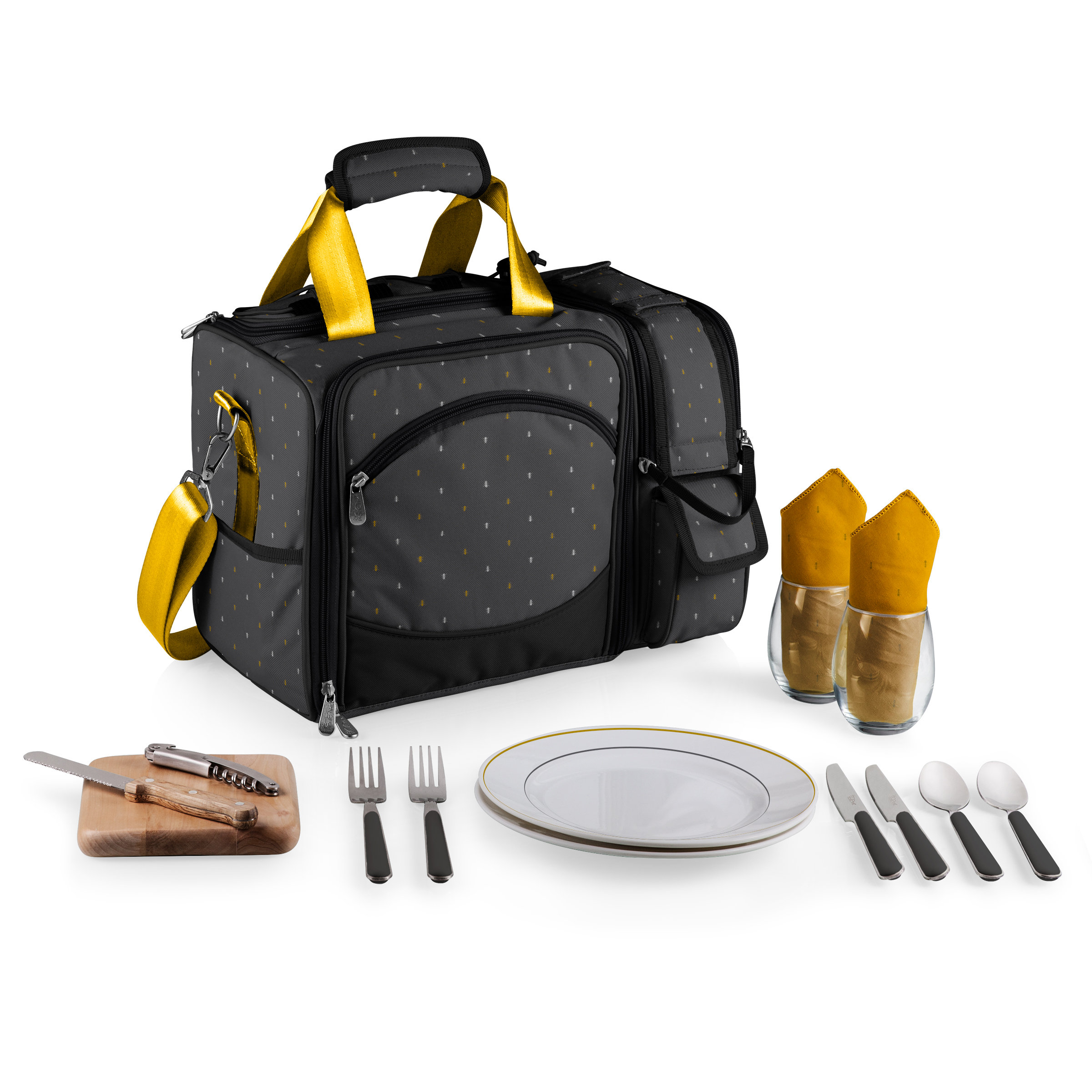 coleman 16 piece picnic tote