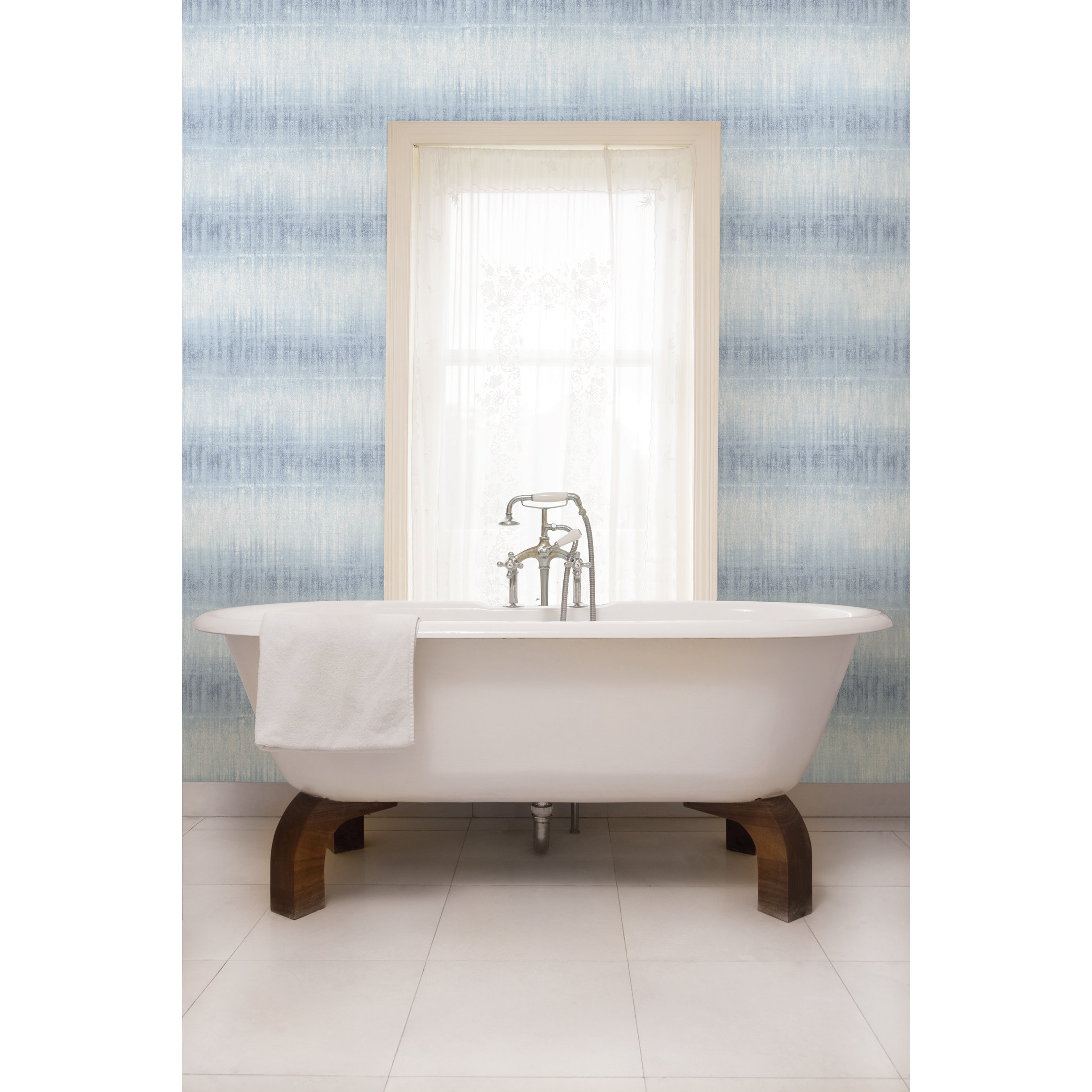 WallPops! Vista Peel and Stick 18' x 20" Ombre Roll Wallpaper & Reviews