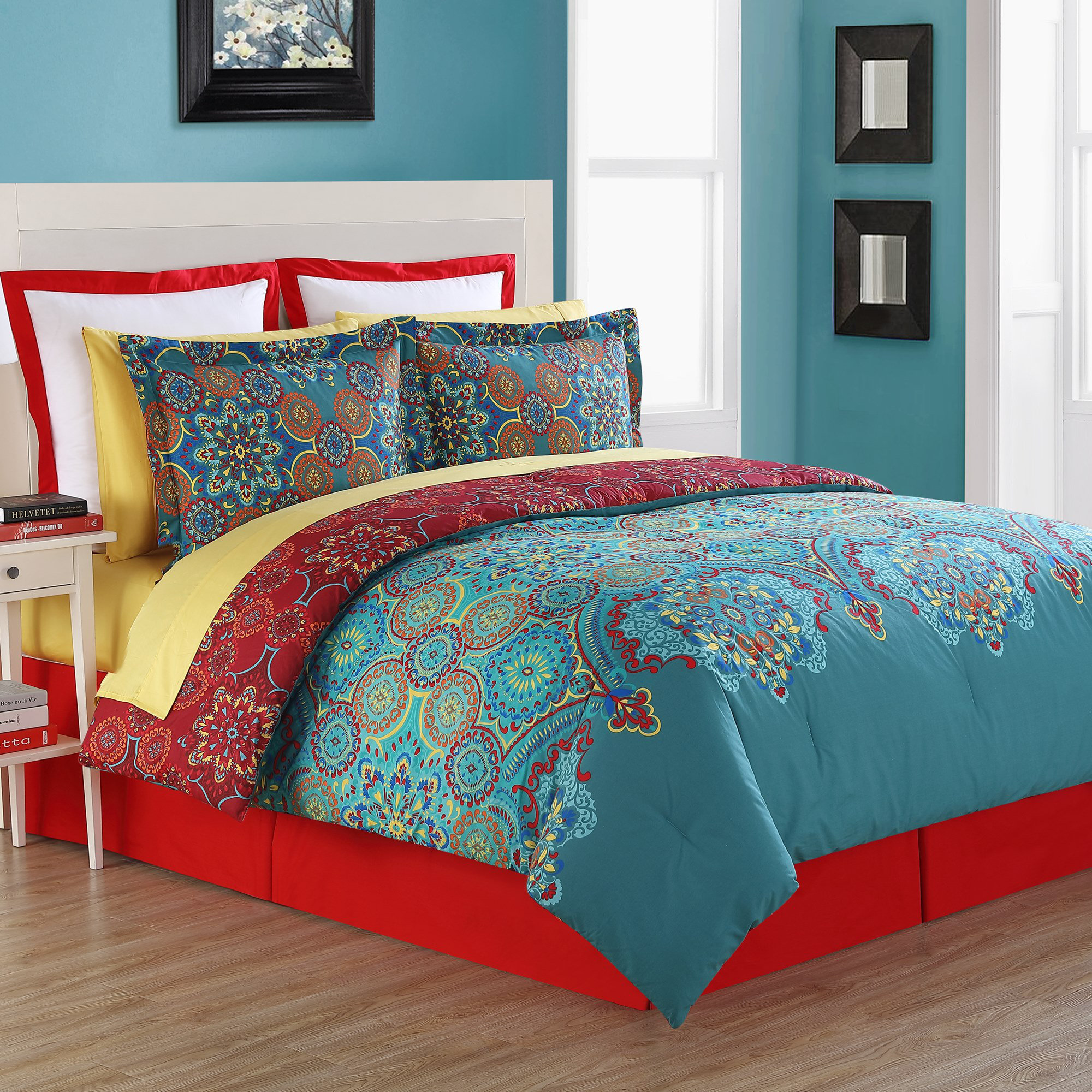 Fiesta Terra Reversible Comforter Set Reviews Wayfair Fiesta Terra Reversible Comforter Set
