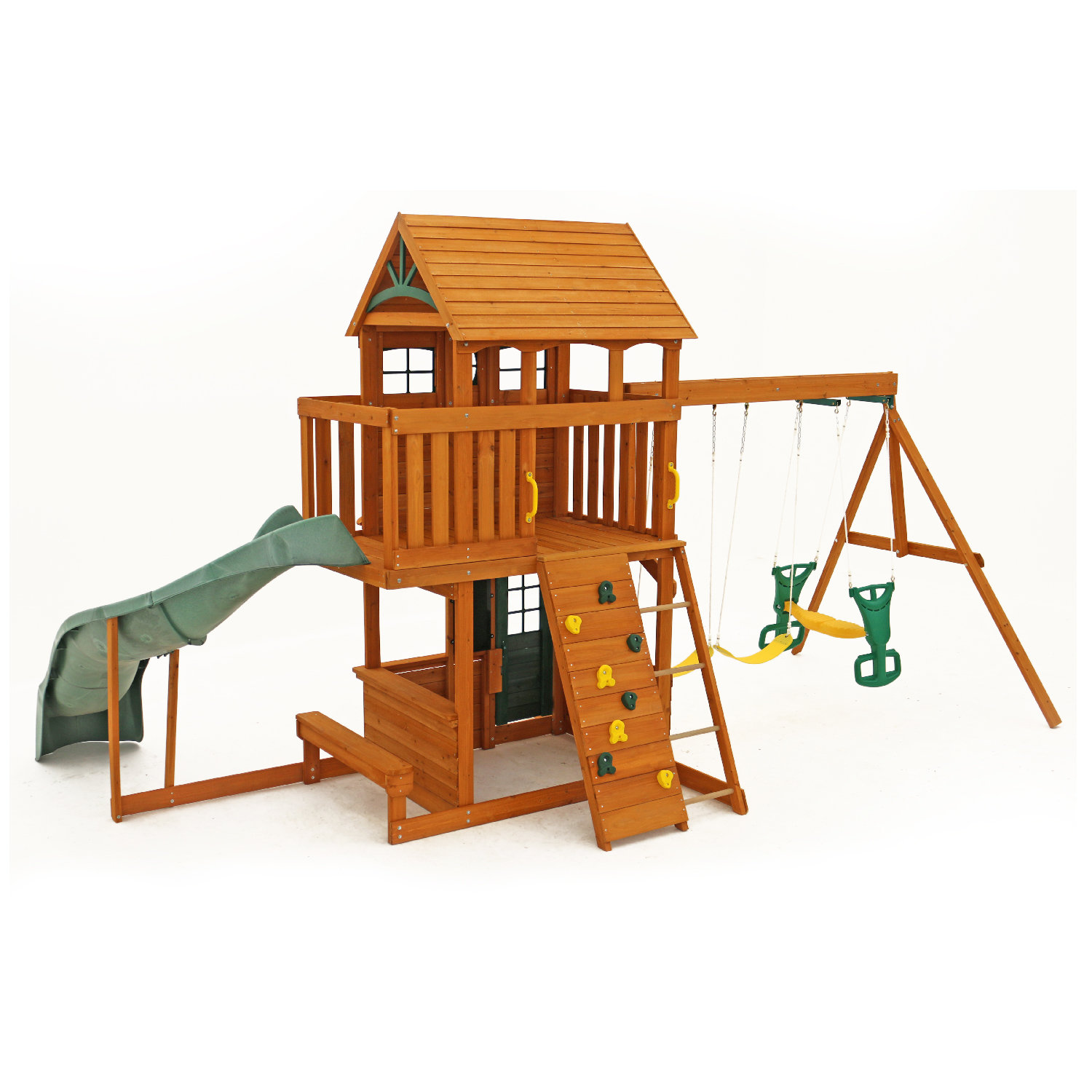 Big Backyard Ashberry Wooden Swing Set & Reviews - Big BackyarD Ashberry WooDen Swing Set