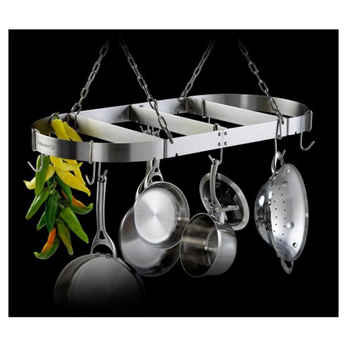 Calphalon Oval Hanging Pot Rack & Reviews Wayfair