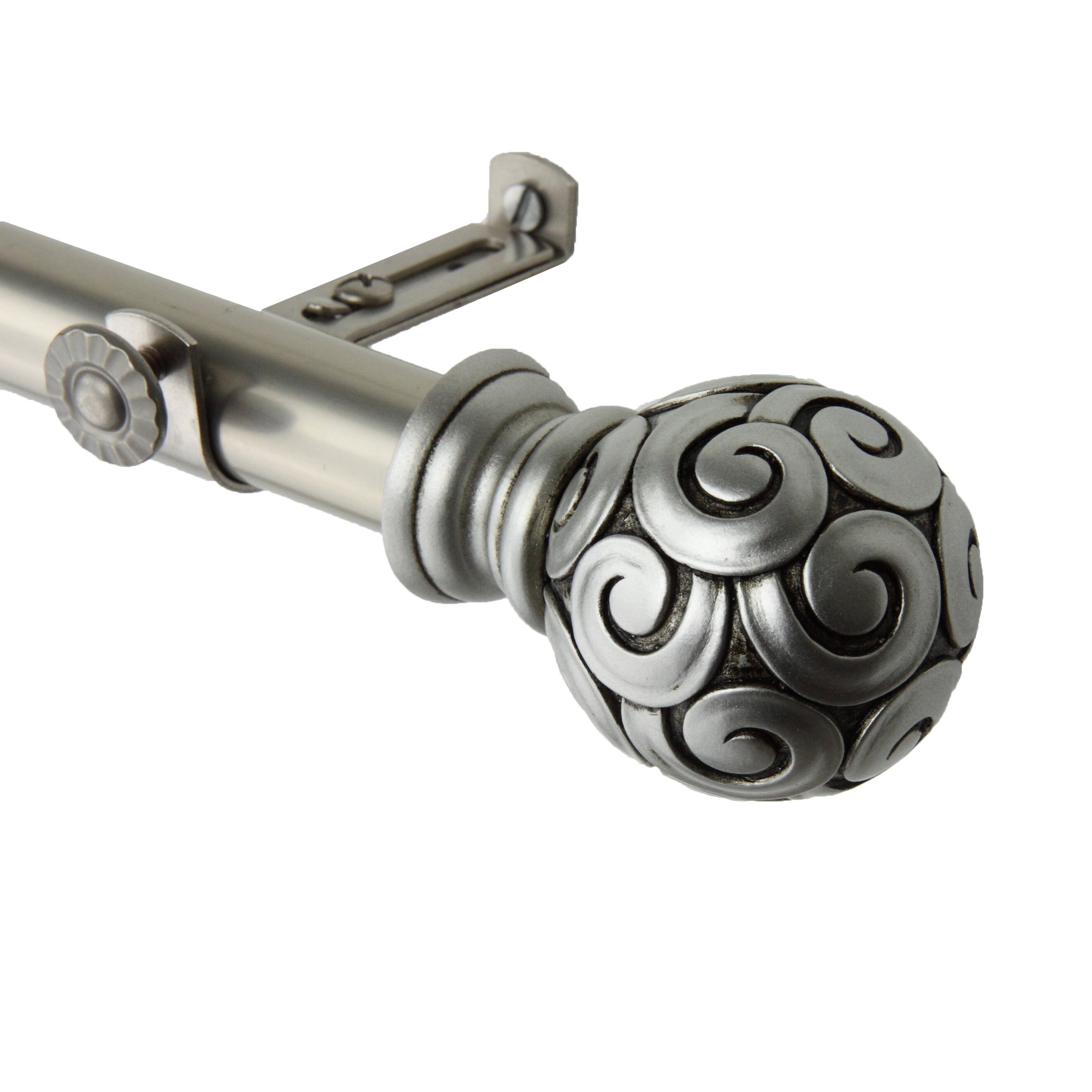 Rod Desyne Bonbon Single Curtain Rod & Reviews | Wayfair - Rod Desyne Bonbon Single Curtain Rod