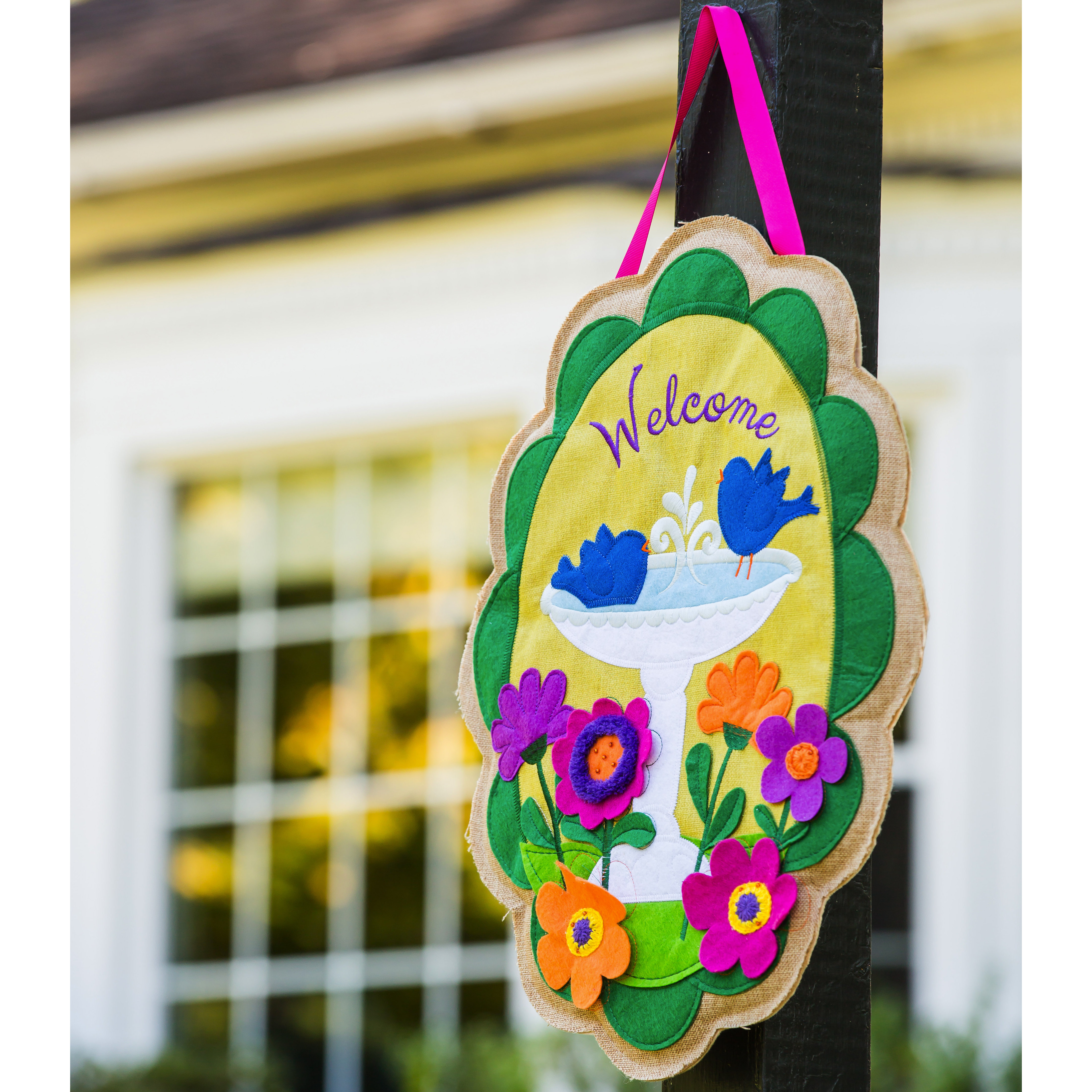 Evergreen Enterprises, Inc Mavis Bird Bath Door Hanger Wayfair