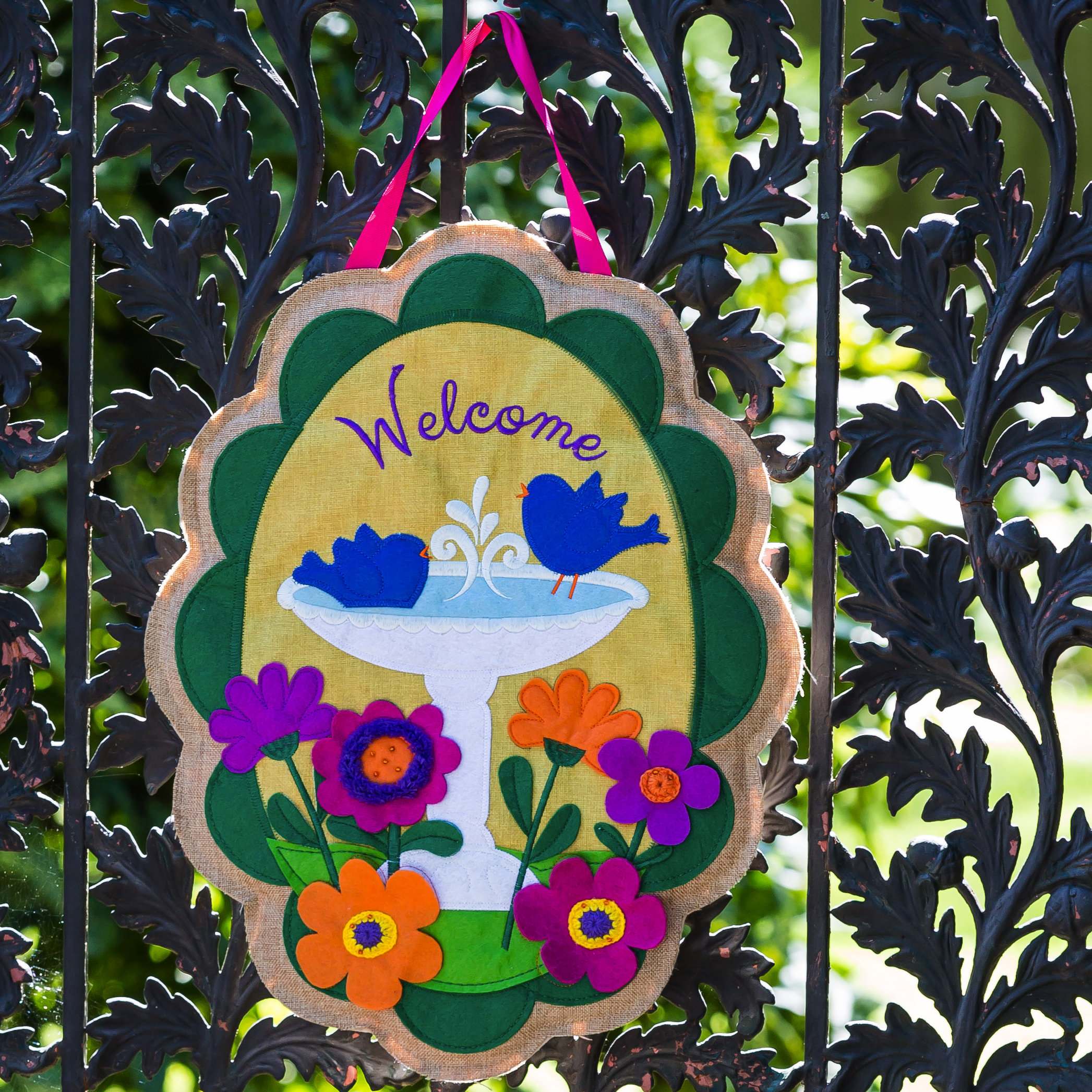 Evergreen Enterprises, Inc Mavis Bird Bath Door Hanger Wayfair