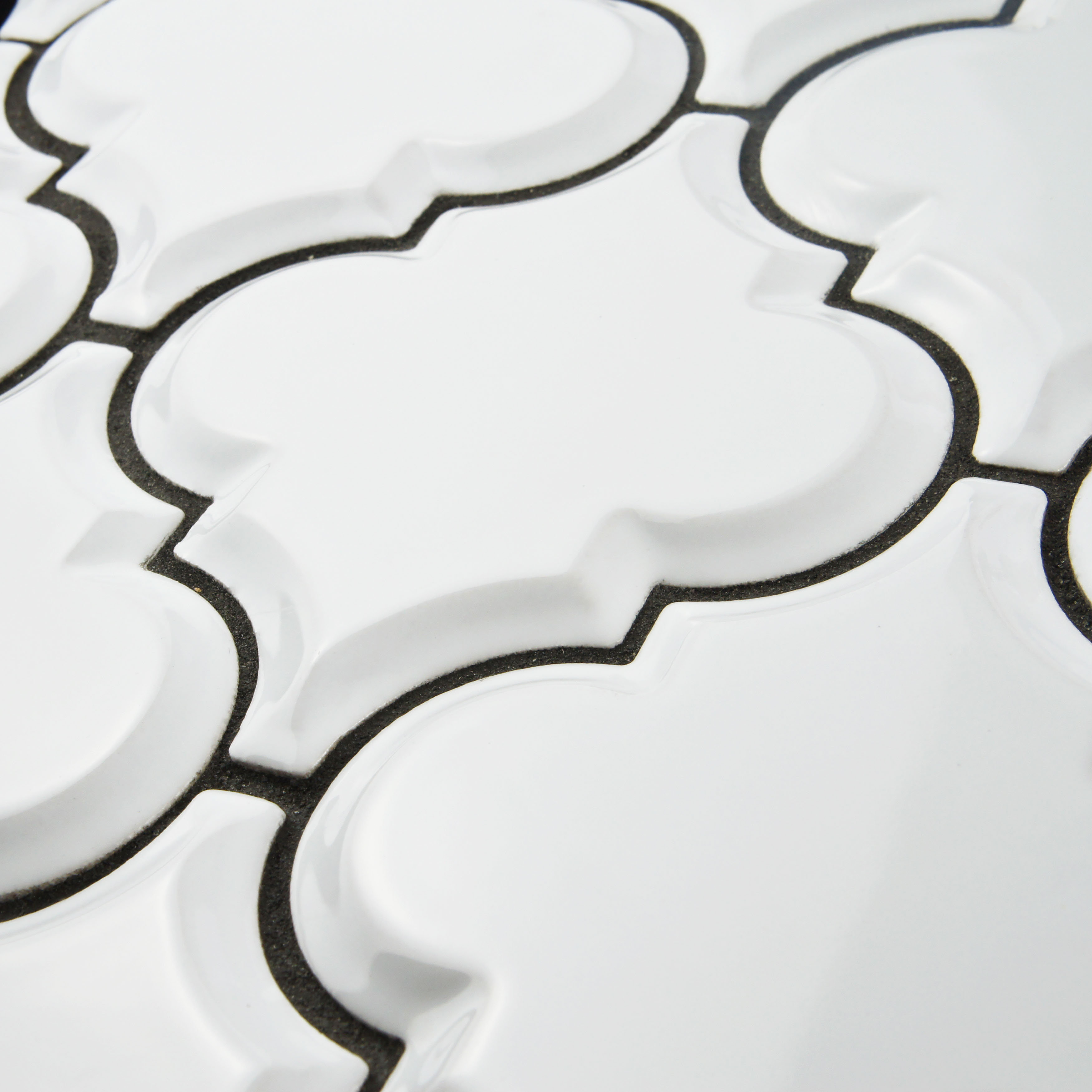 EliteTile Biselat 6.13" x 5.13" Ceramic Lantern Wall Tile in Glossy